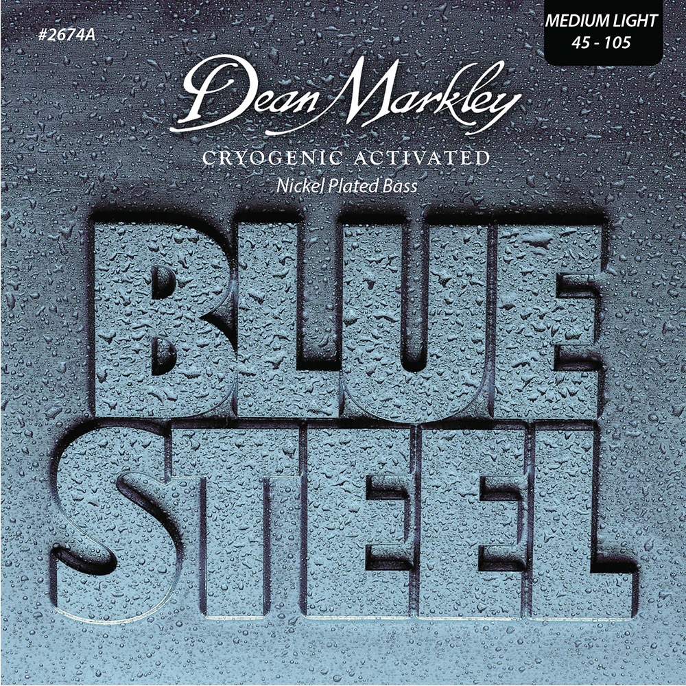 DEAN MARKLEY Corde Basso El Blue Steel NPS M Light 45-105