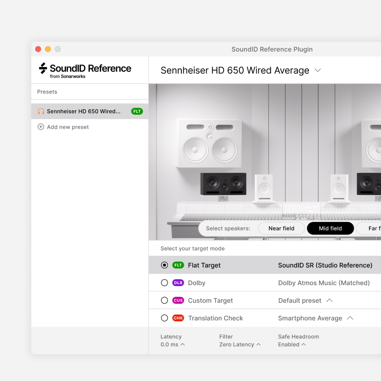 SONARWORKS SoundID Reference Virtual Monitoring Add-On