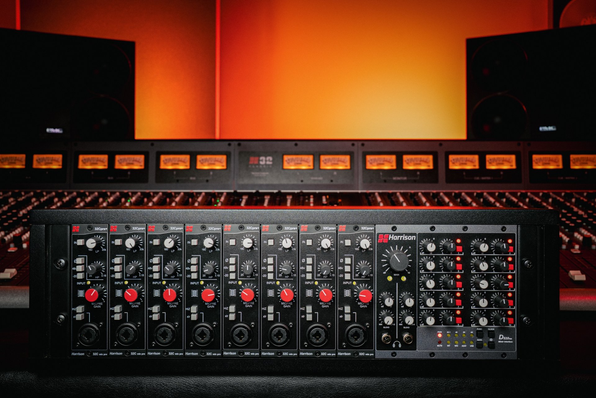 HARRISON AUDIO 723730XB4 HARRISON 500 RACK CON MIXER E 8 PREAMP